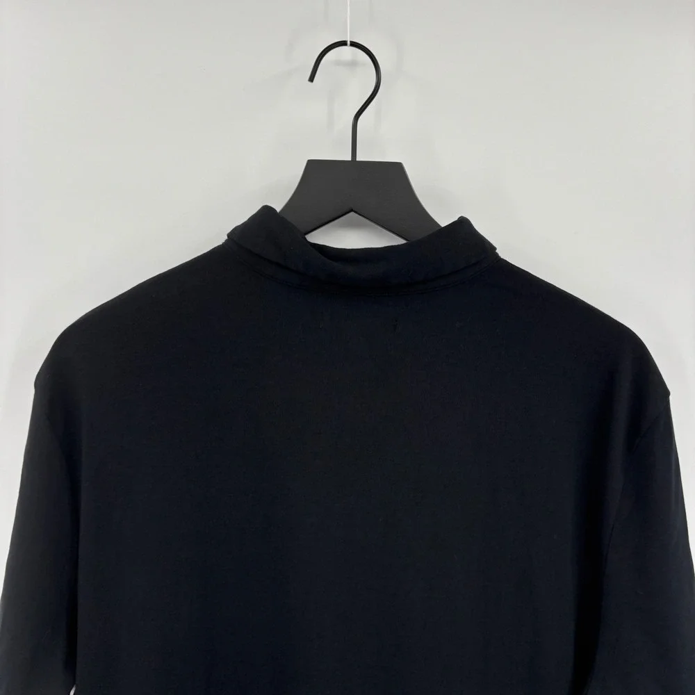 Banana Republic Luxury Touch Performance Polo Shirt Mens XL Tall‎ Black Pocket